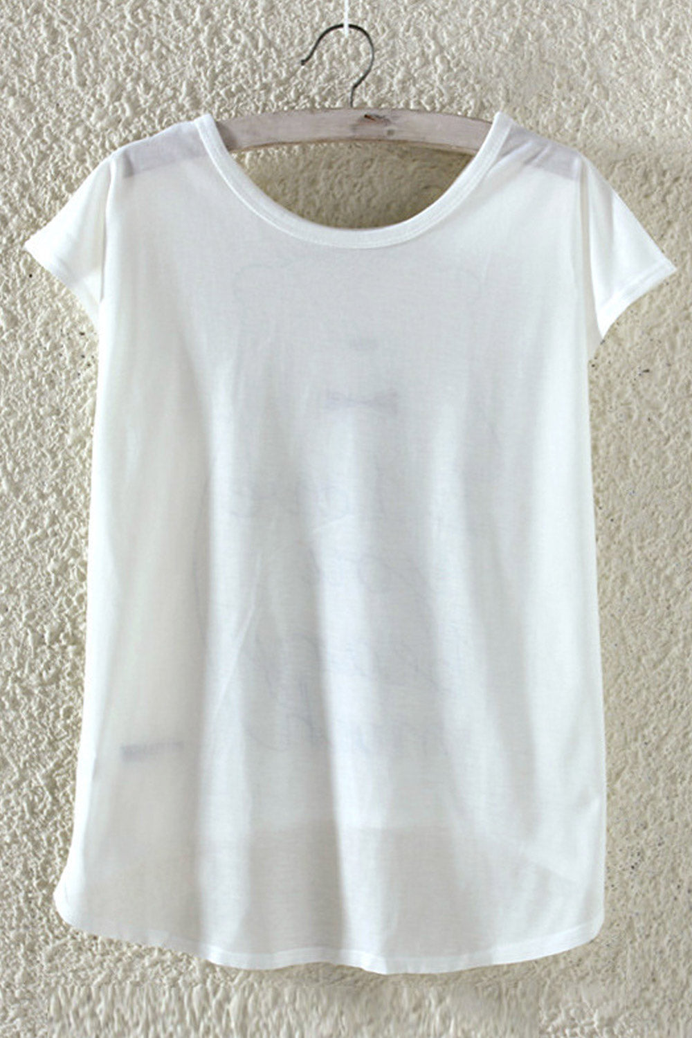 Women Summer Letter Printed Casual T-Shirt