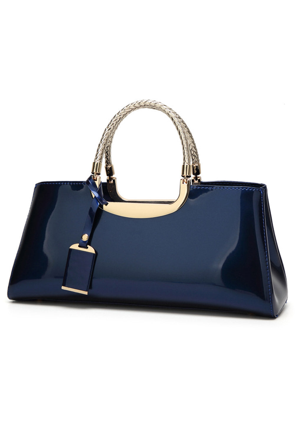 Women Fashion PU Leather Solid Handbag