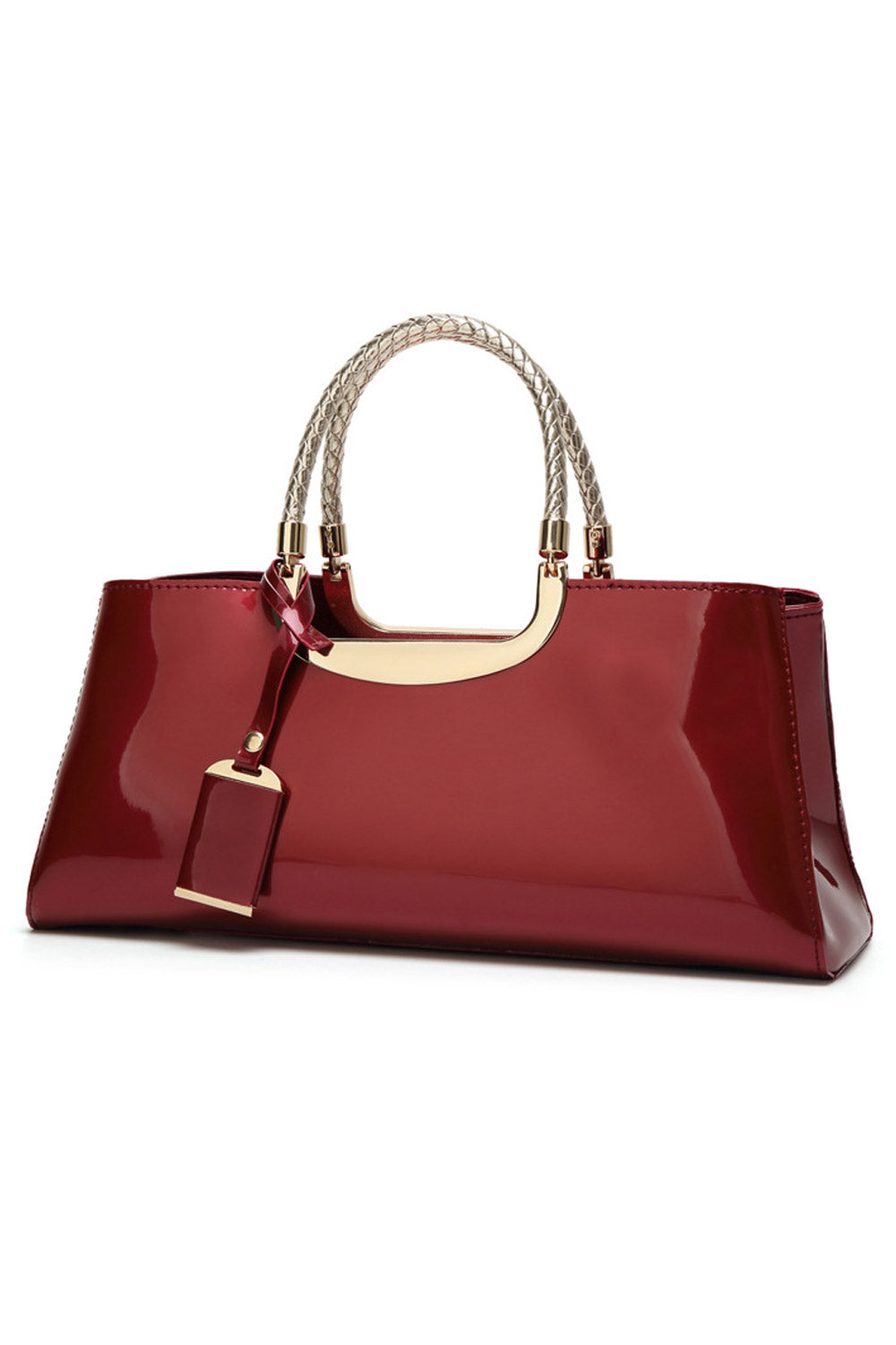 Women Fashion PU Leather Solid Handbag