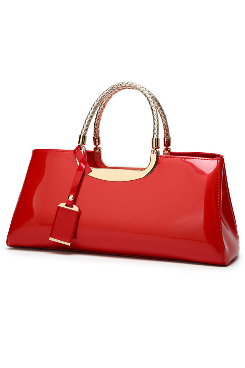 Women Fashion PU Leather Solid Handbag