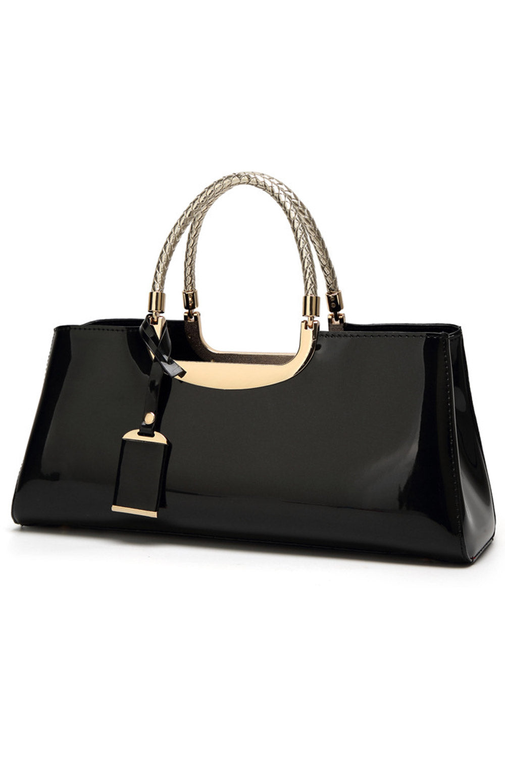 Women Fashion PU Leather Solid Handbag