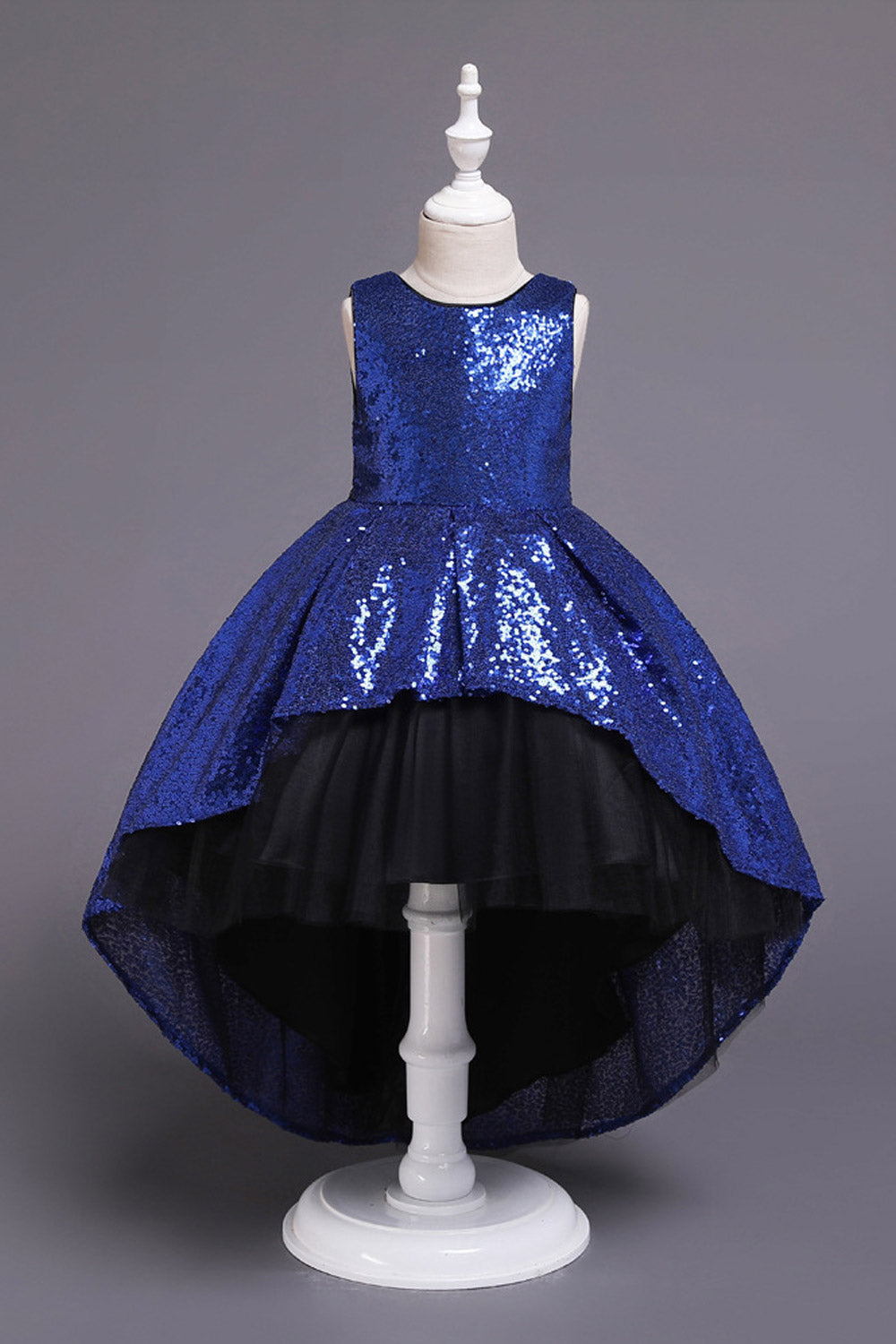 Kids Girls Irregular Skirt Sequins Party Dress