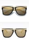 Men Big Frame Square Shaped Casual Sun Glass