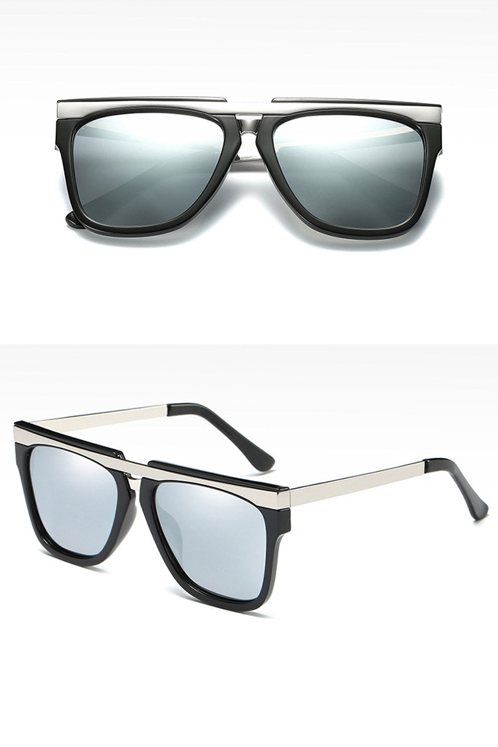Men Big Frame Square Shaped Casual Sun Glass