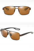 Men Fashion Square Metal Frame Sunglass
