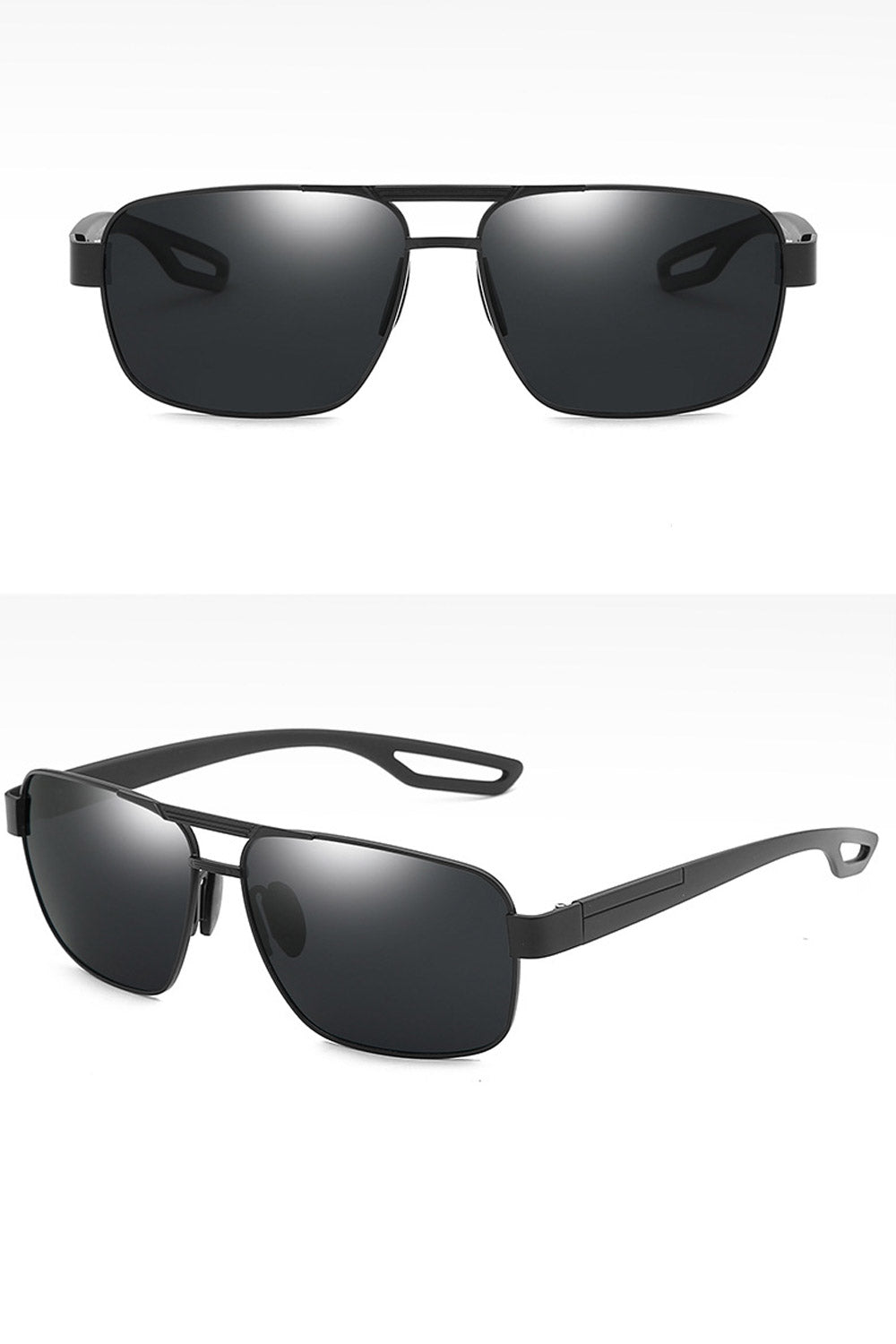 Men Fashion Square Metal Frame Sunglass