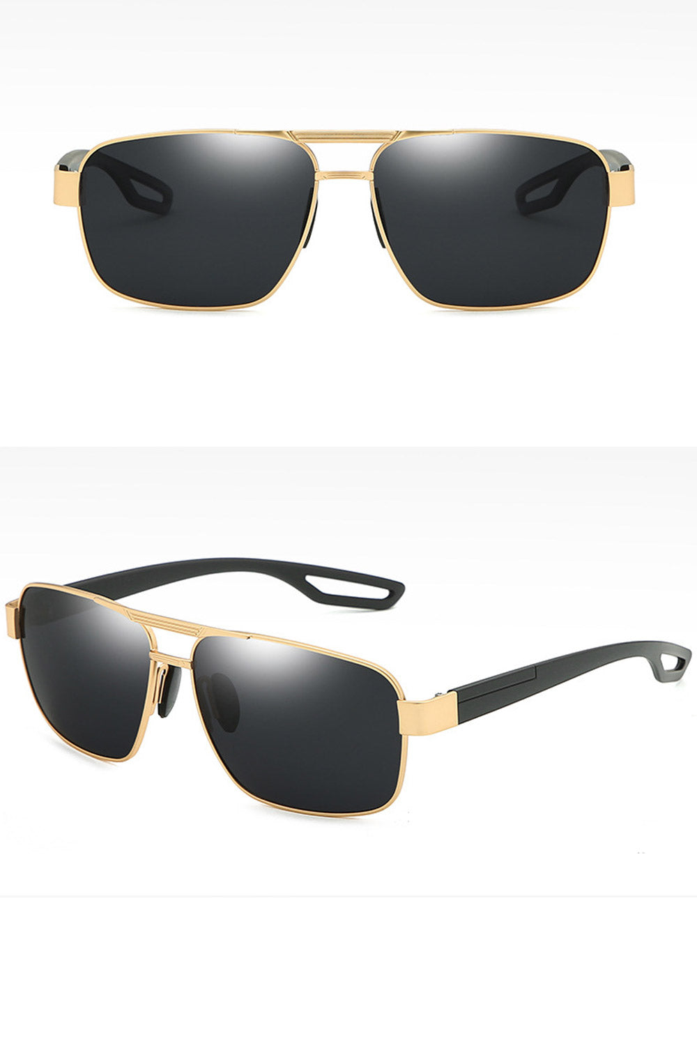 Men Fashion Square Metal Frame Sunglass