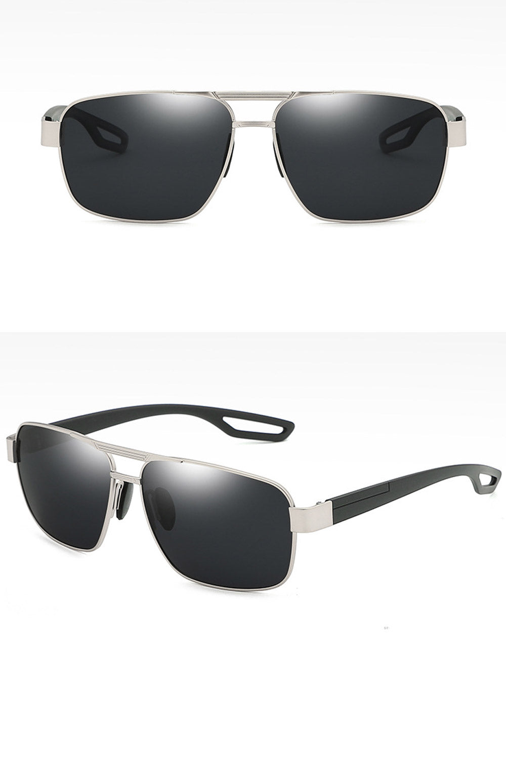 Men Fashion Square Metal Frame Sunglass