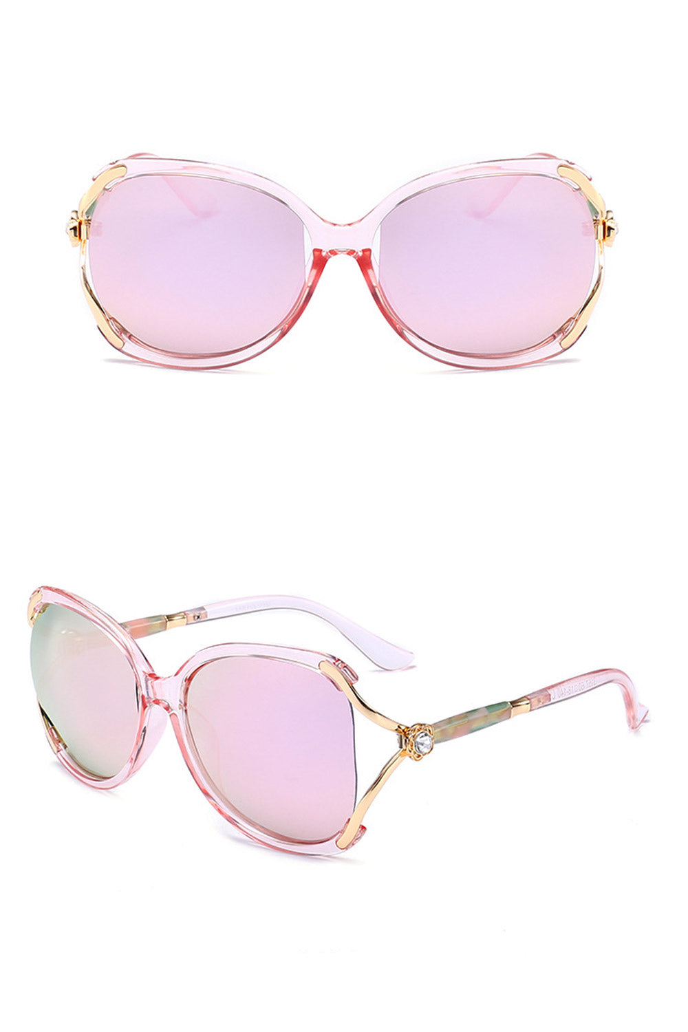 Women Polarized Plastic Frame Stylish Sunglass