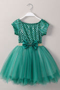 Kids Girls Bow Waist Tutut Skirt Cute Mesh Dress
