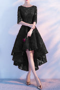 Women Round Neck Irregular Hem Beautiful Dress
