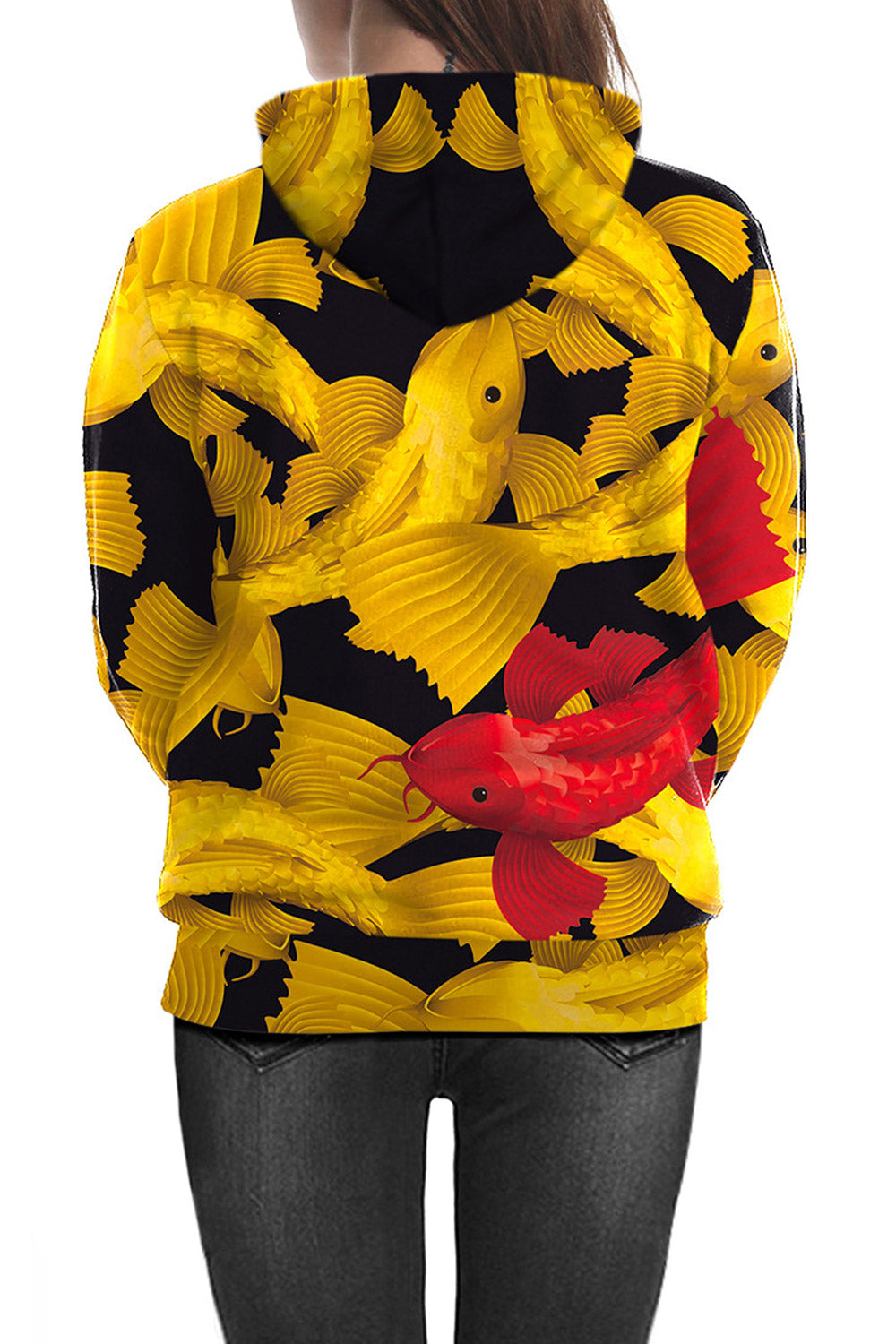Women Colorfull 3D Skull Winter Hoodie