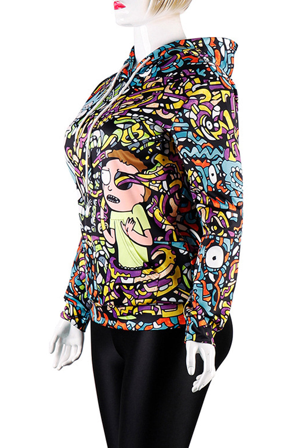 Women Comfort Full Sleeve 3D Print Hoodie