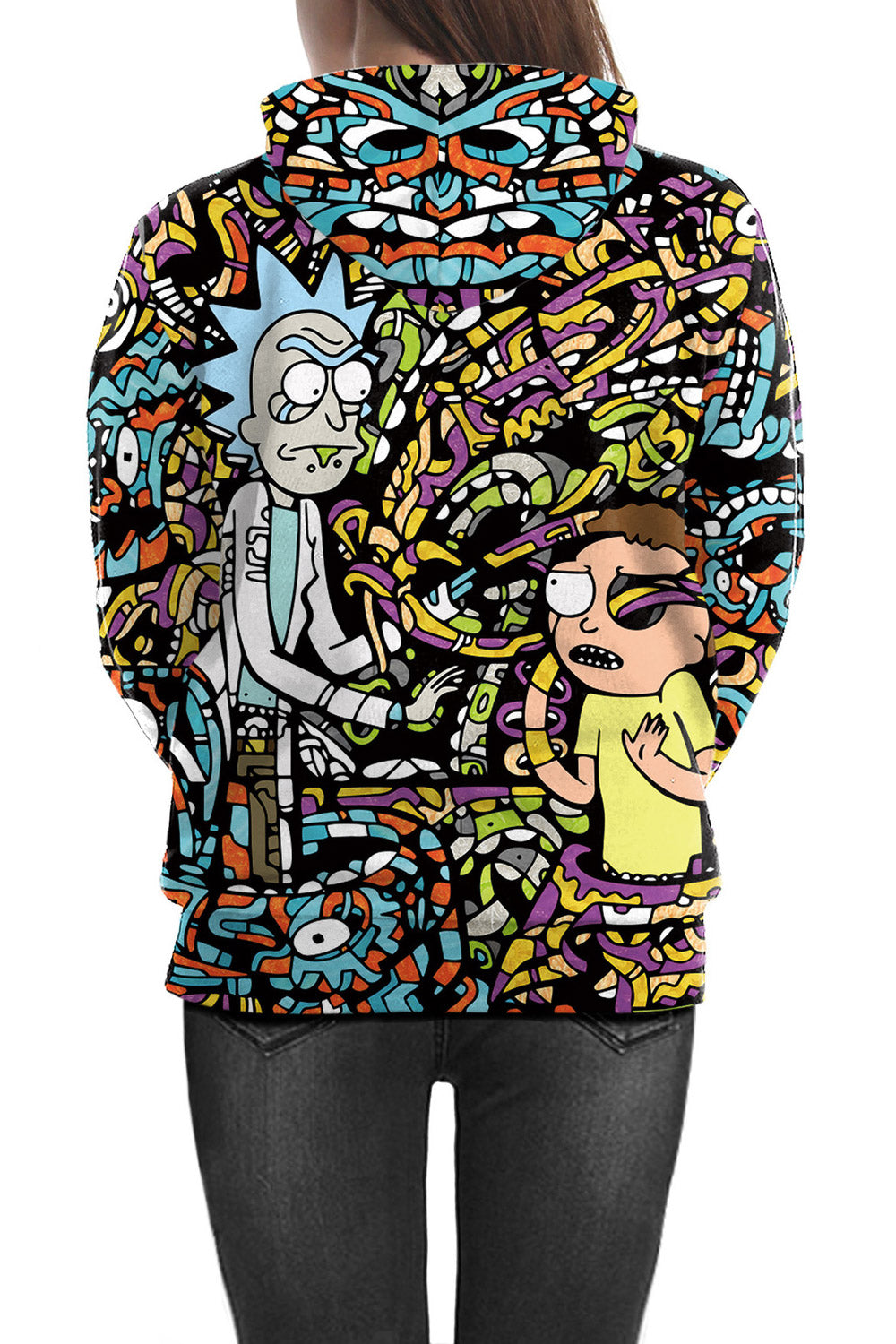 Women Comfort Full Sleeve 3D Print Hoodie