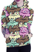 Women Casual Fashion Graffiti Printed Hoodie