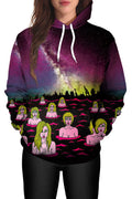 Women Star 3D Print Loose & Warm Hoodie