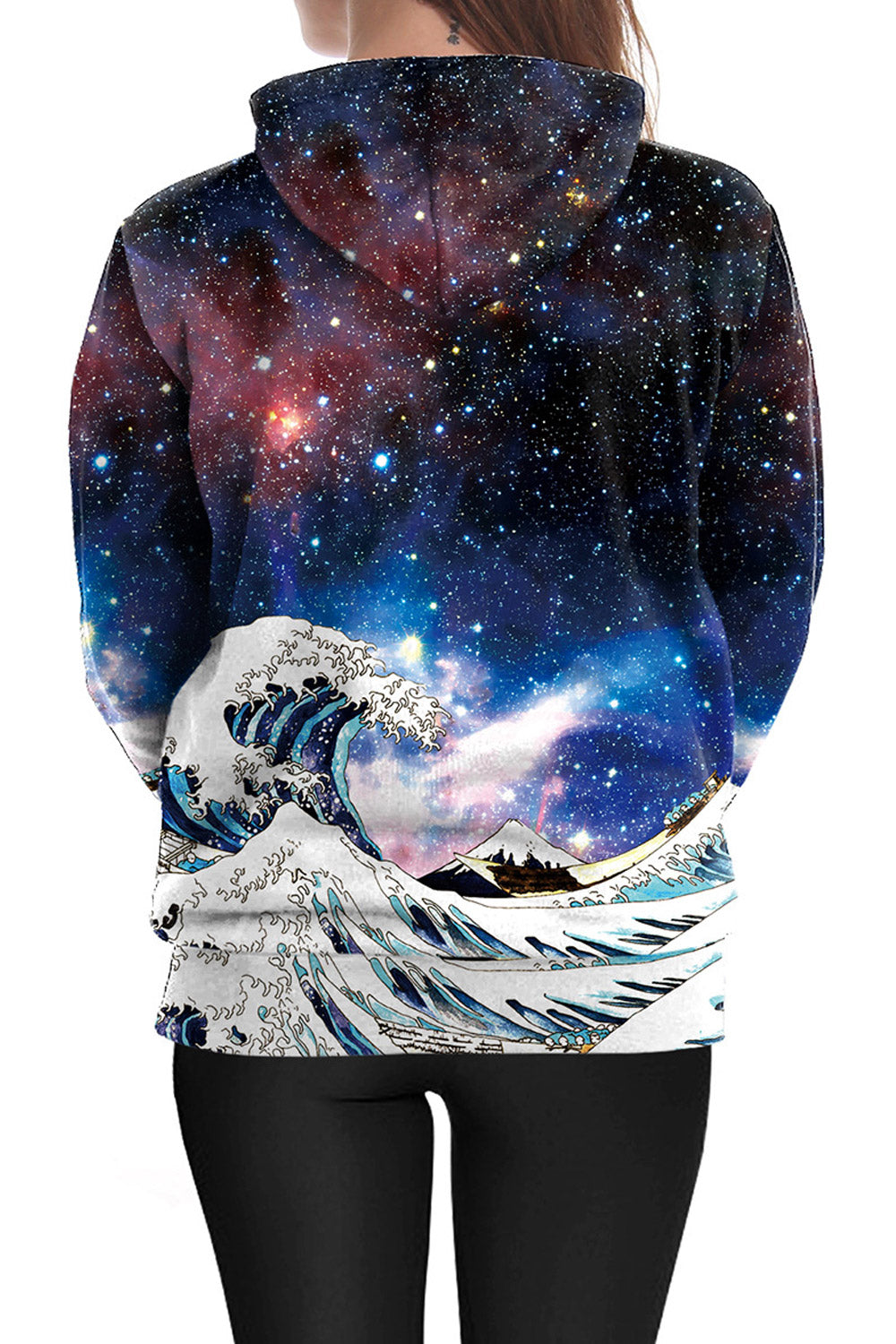 Women Winter Fashion 3D Print Hoodie