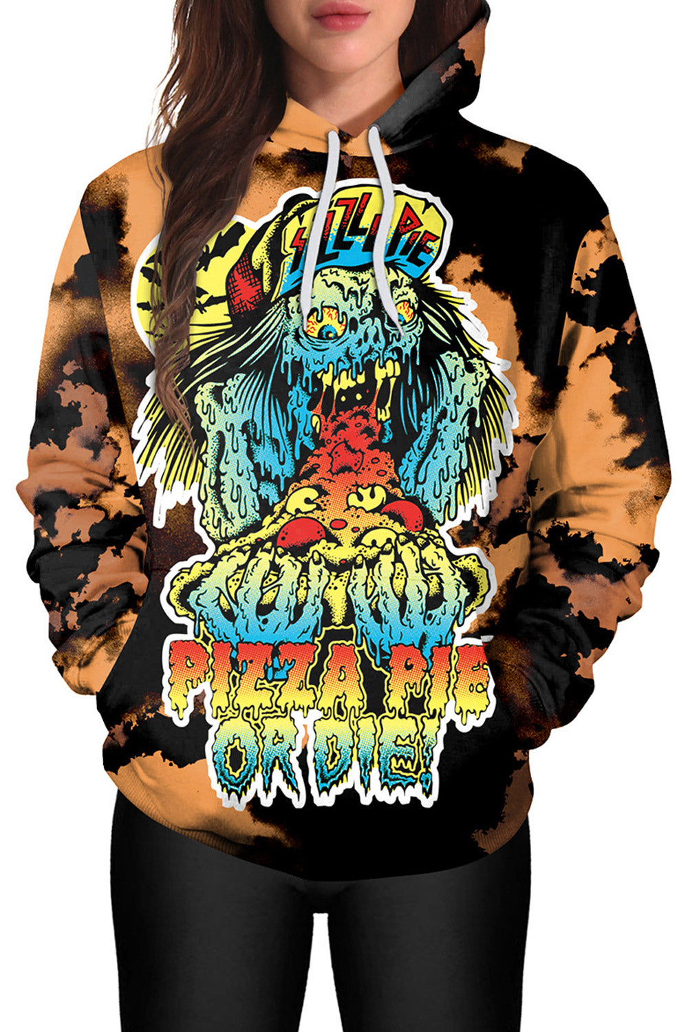 Women 3D Print Full Sleeve Classic Hoodie