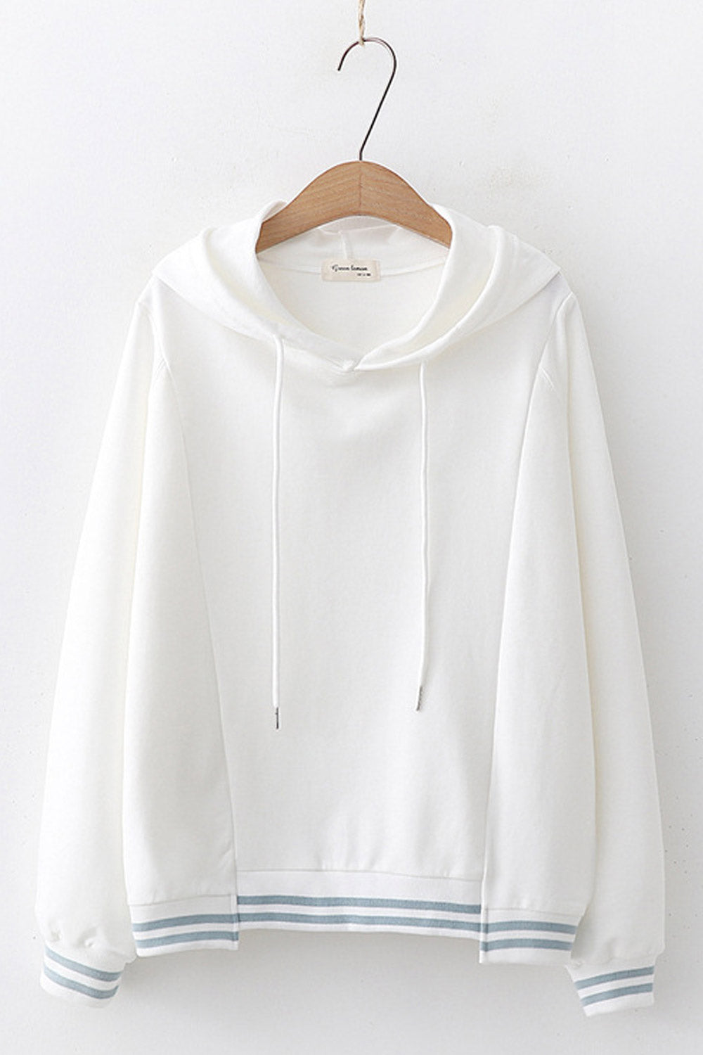 Women Striped Loose Fit Casual Hoodie