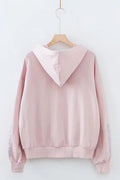 Women Simple Loose Fit Thick Hoodie