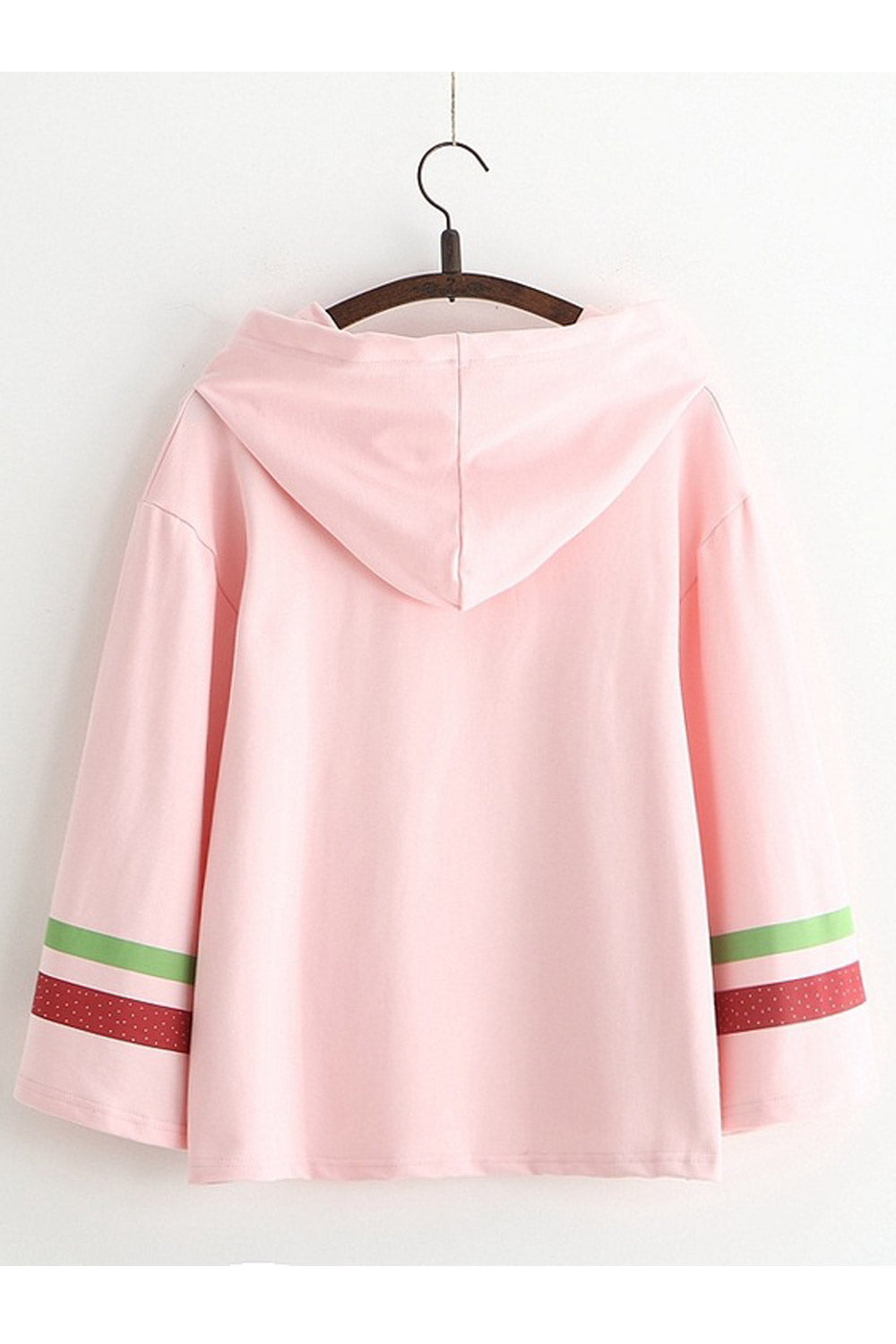 Women Strawberry Strap Loose Fit Hoodie