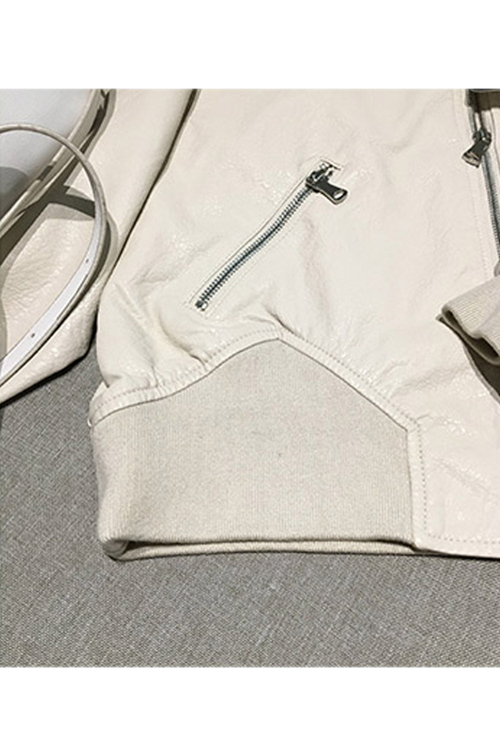 Women Charming Simple Casual Leather Jacket.
