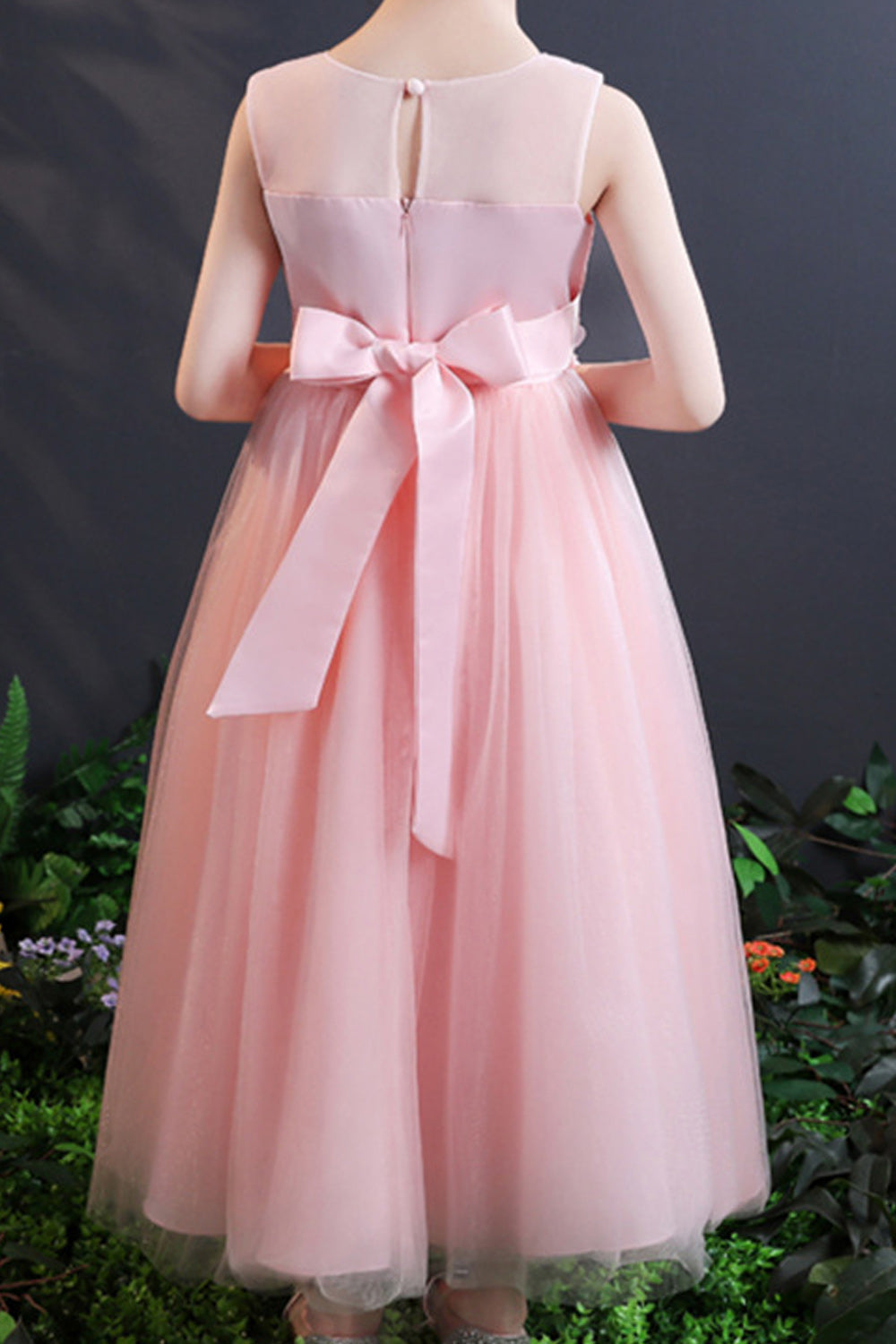 Kid Girls Alluring Flower Lace Wedding Dress