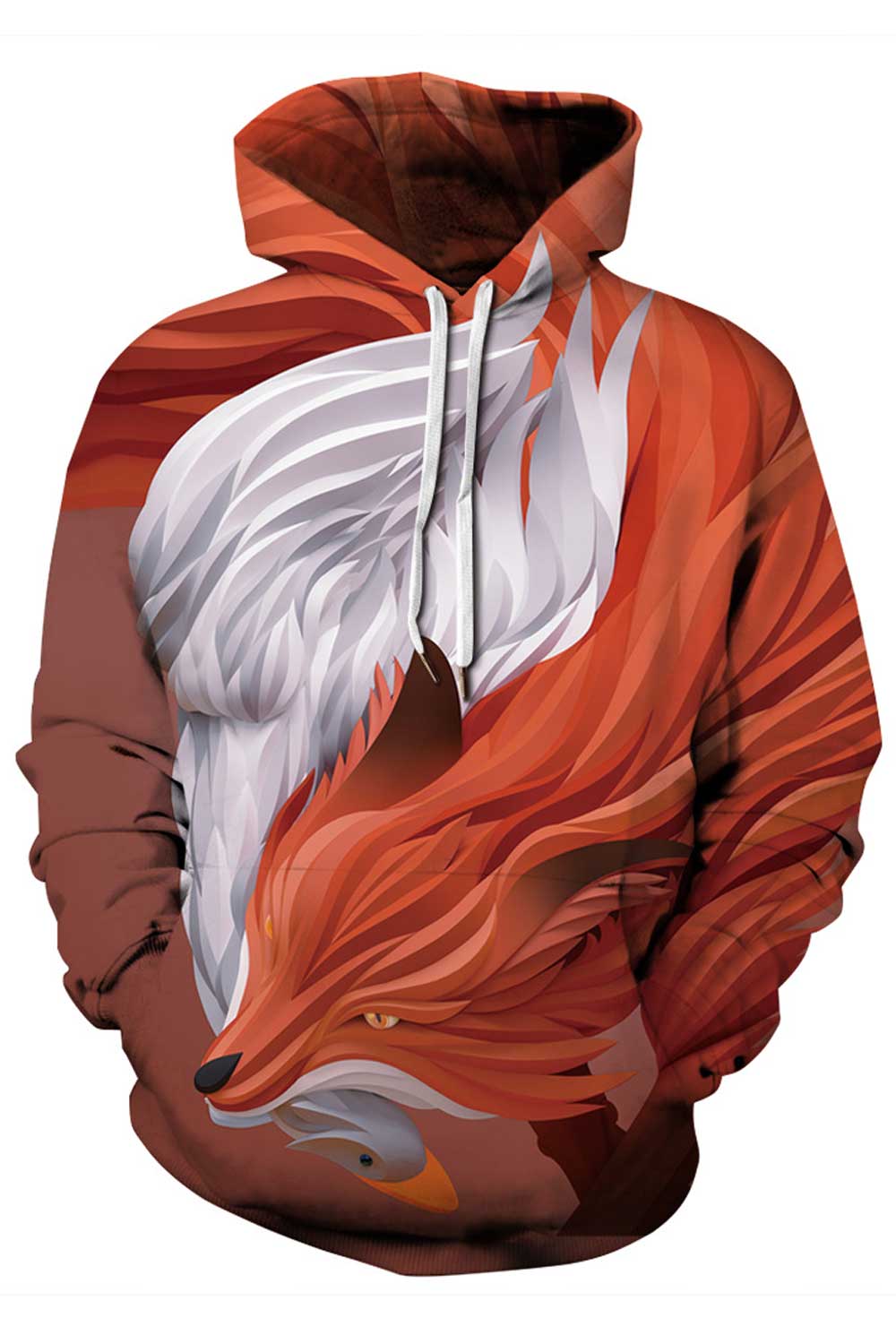 Women Dazzling Animal 3D Digital Print Hoodie