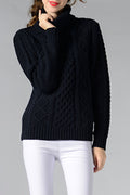 Women Fashion Warm & Thick High Neck Sweater