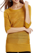 Women Beautiful Warm Short Sleeve Sweater