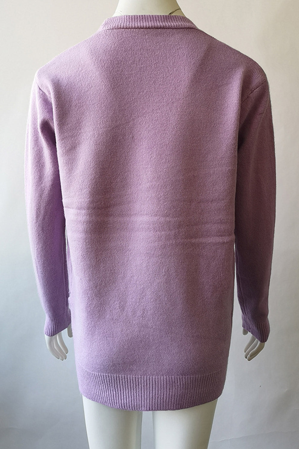 Women Splendid Long Sleeve Casual V Neck Sweater