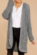 Women Lovely Hooded Long Sleeve Cardigan