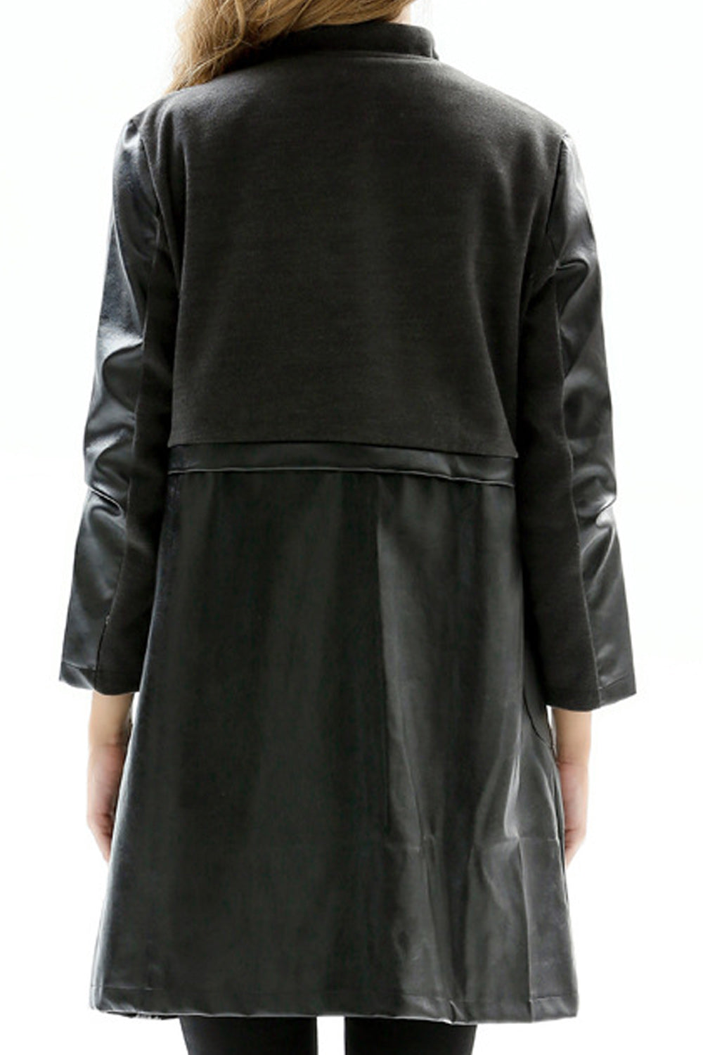 Women Hooded Thick & Warm Leather Winter Jacket
