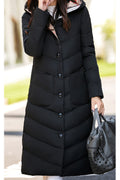 Women Button Down Warm Winter Padded Jacket