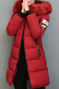 Women Winter Cotton Padded Zip Up Casual Jacket