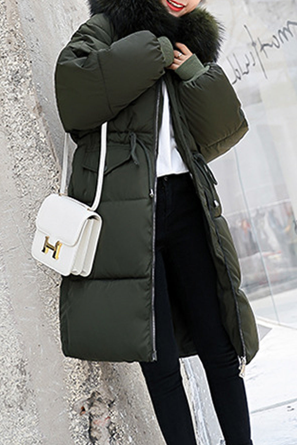 Women Winter Soft Padded Zip Up Casual Jacket