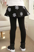 Kids Girls All Comfort Flower Print Skirt Legging