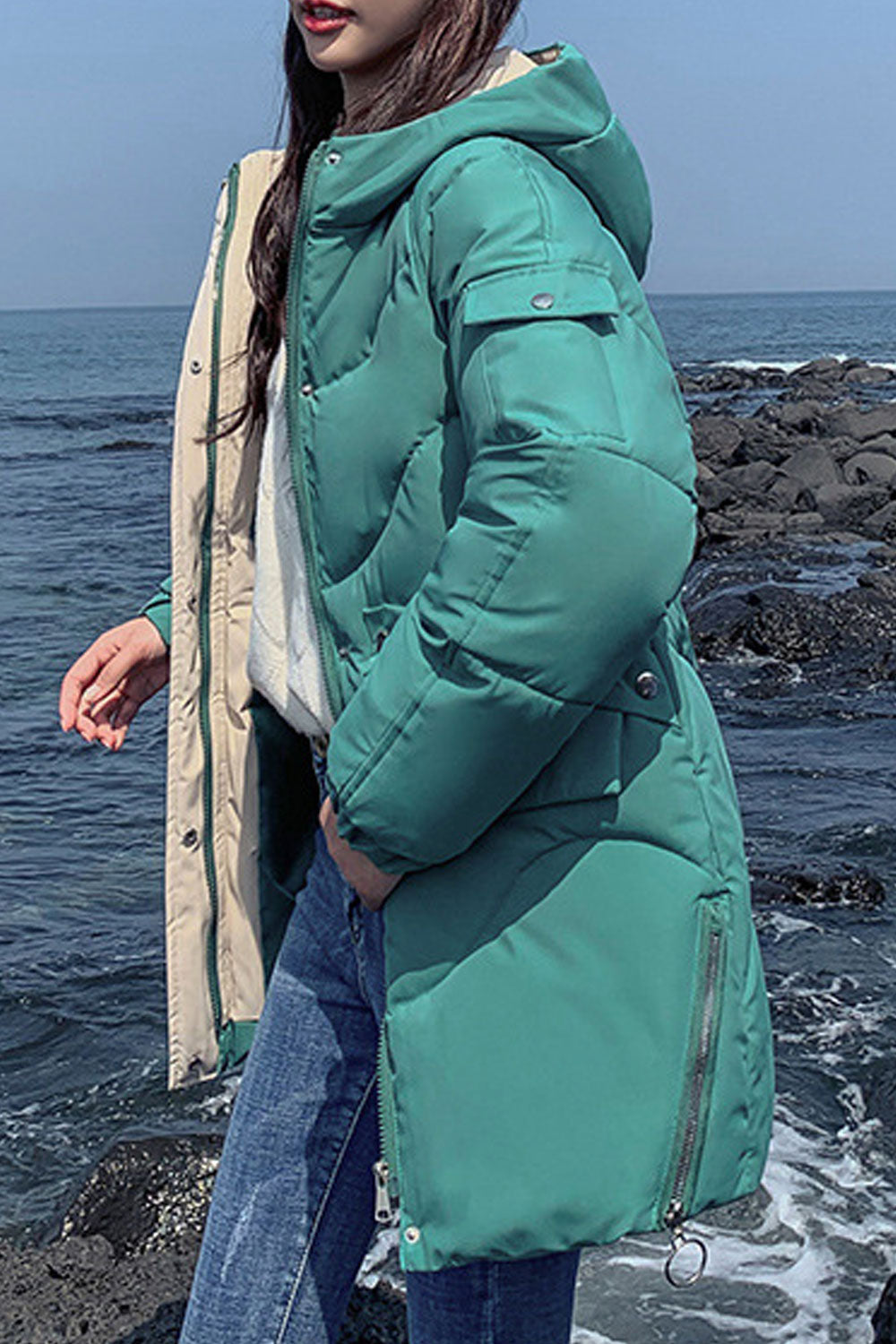 Women Thick Winter Fashion Cotton Padded Jacket