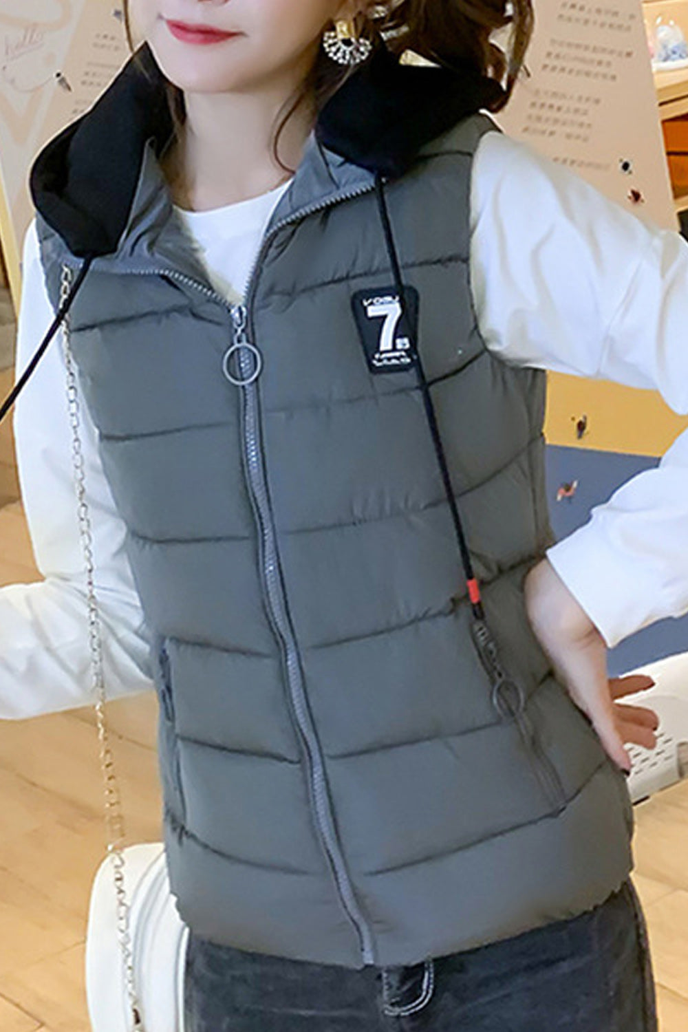 Women Short Padded Autumn & Winter Casual Vest