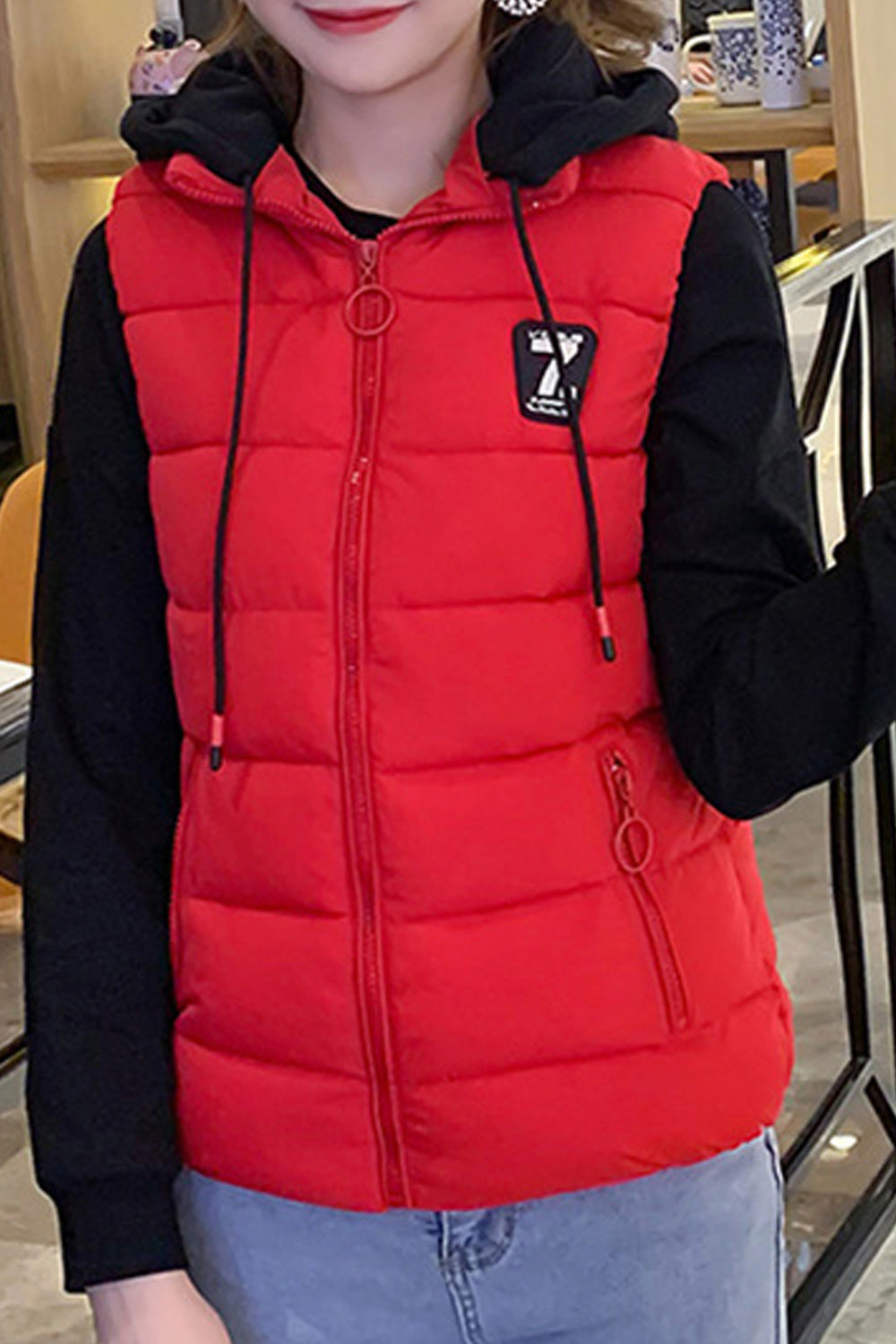 Women Short Padded Autumn & Winter Casual Vest