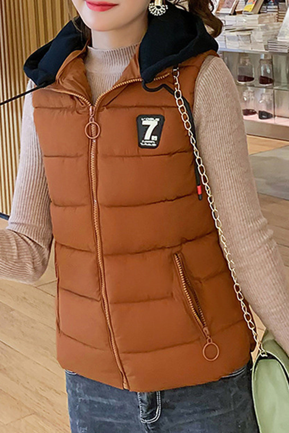Women Short Padded Autumn & Winter Casual Vest