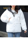 Women Double Sided Cotton Padded Winter Jacket