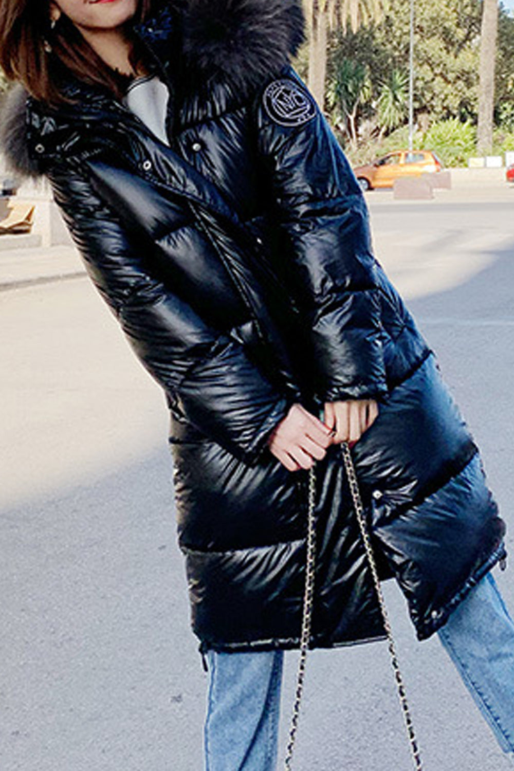 Women Thick Padded Cotton Hooded Winter Jacket