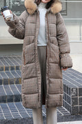 Women Relaxed Knee Long Winter Padded Casual Jacket