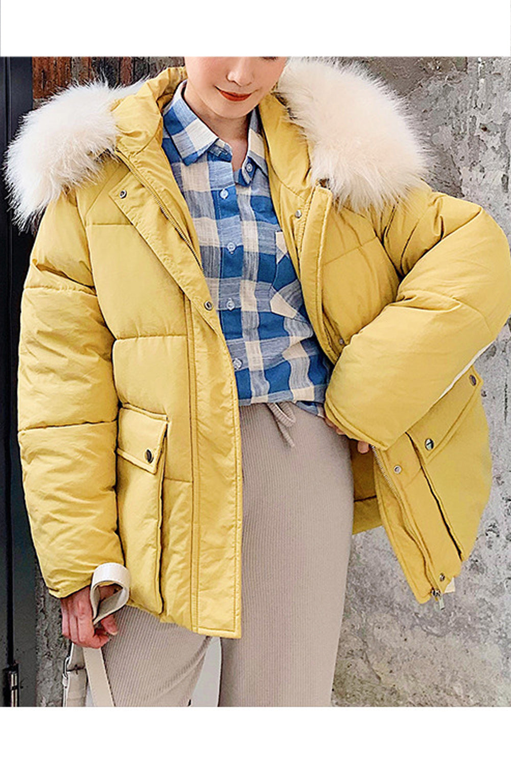 Women Loose Winter Cotton Padded Casual Jacket
