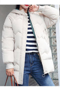 Women Classic Styled Cotton Padded Winter Jacket