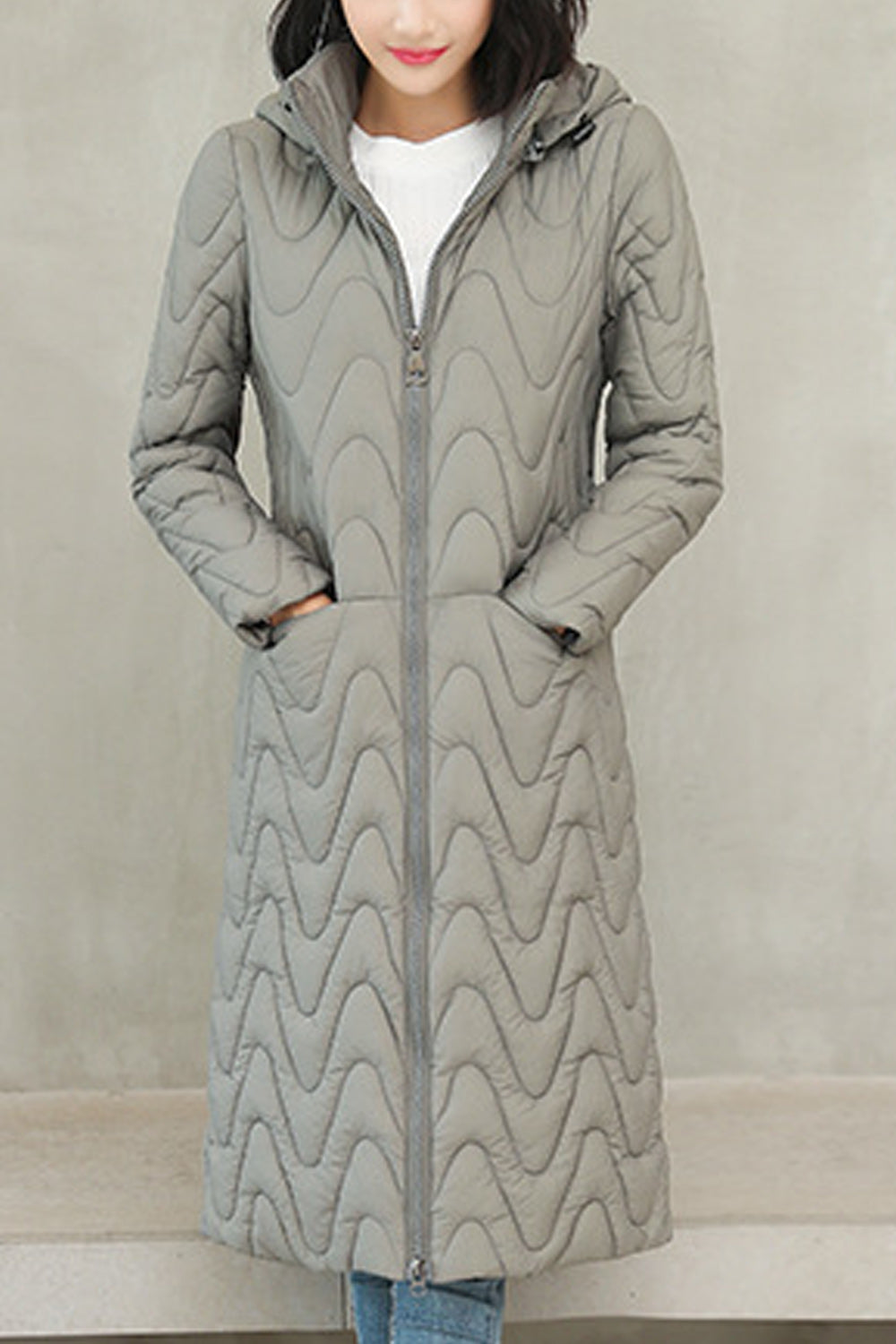 Women Loose Hooded Cotton Padded Winter Jacket