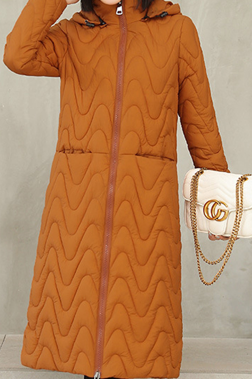 Women Loose Hooded Cotton Padded Winter Jacket