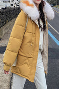Women Warm Long Coat Thick Padded Winter Jacket