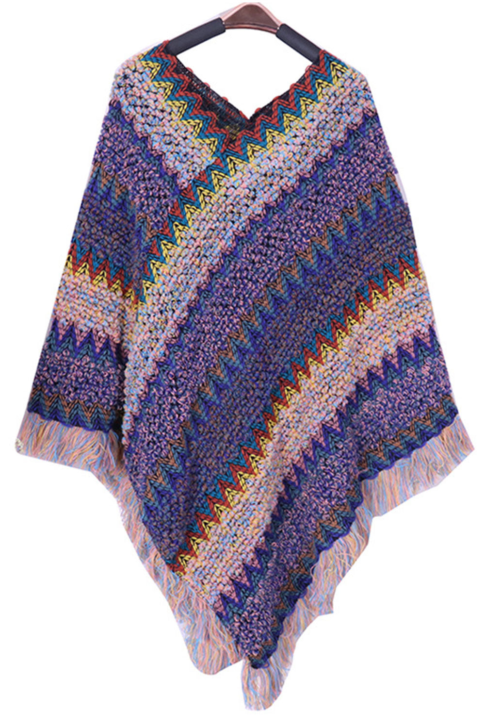 Women Stylish Warm & Thick Tassel Decorated Shawl